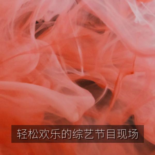 轻松欢乐的综艺节目现场